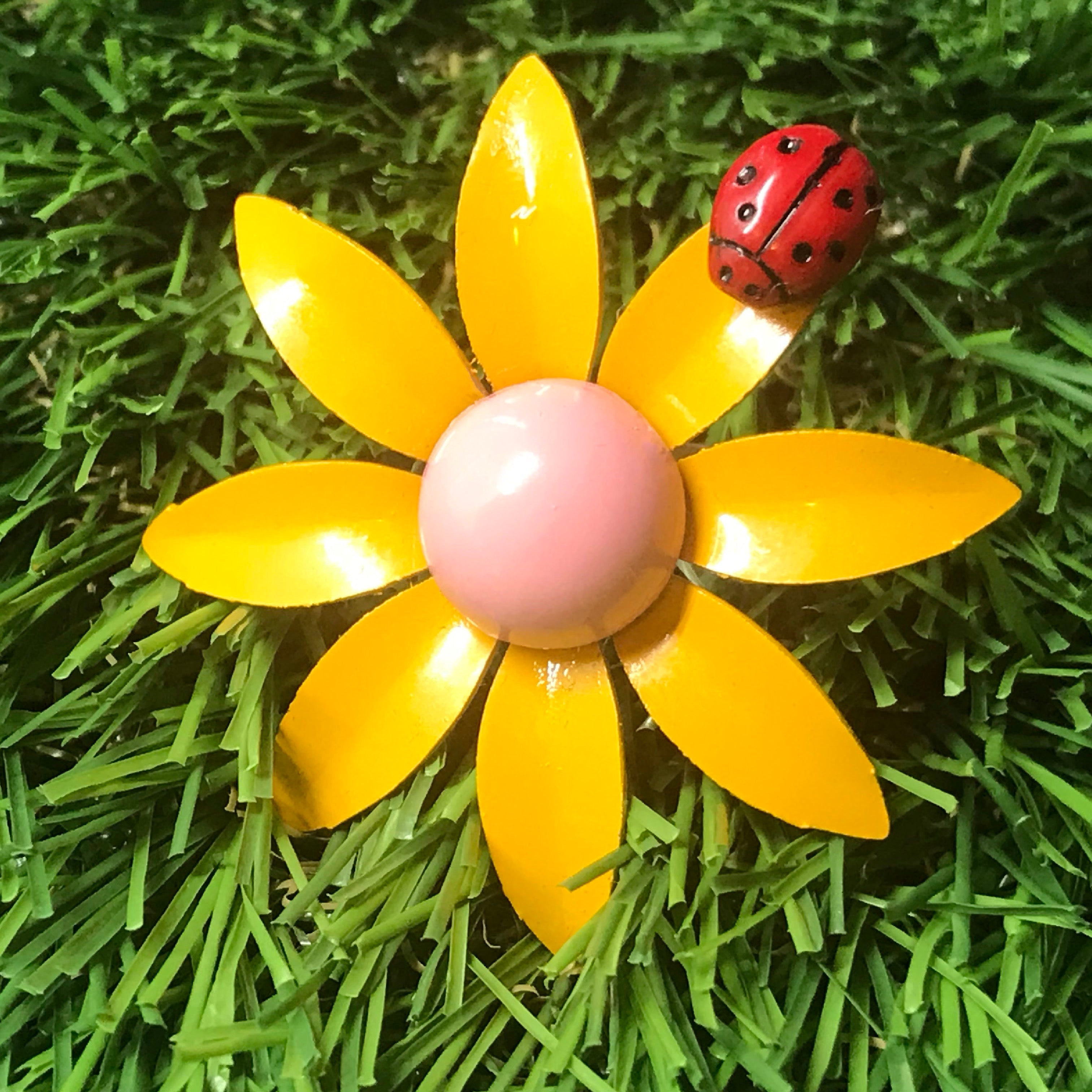 Enamelled Flower Ring