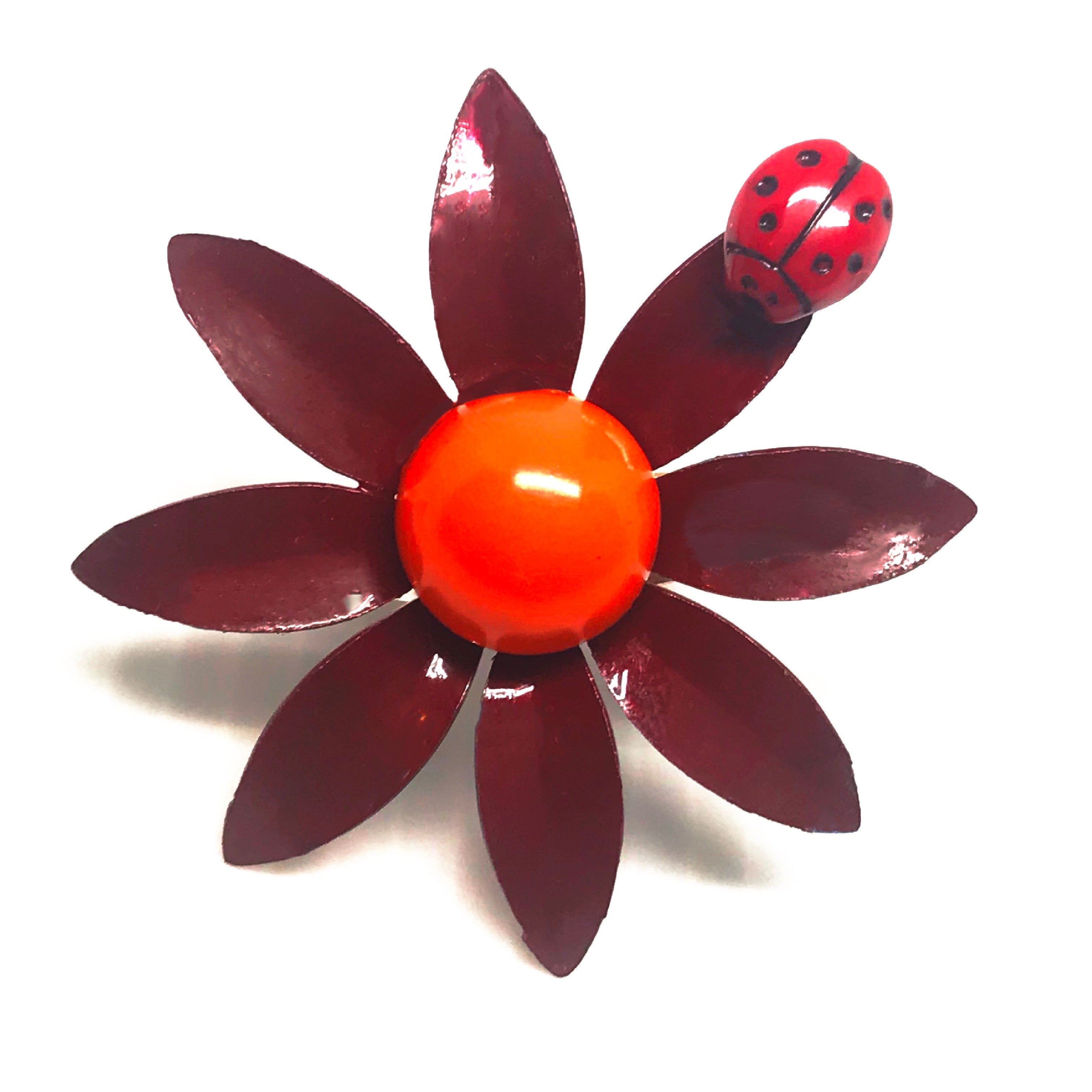 Enamelled Flower Ring